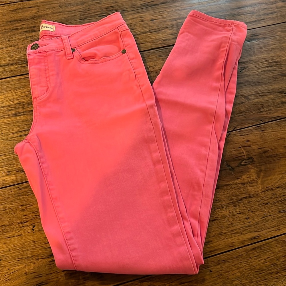 Altar’d State Bright Pink Skinny Jeans.  Size 26
